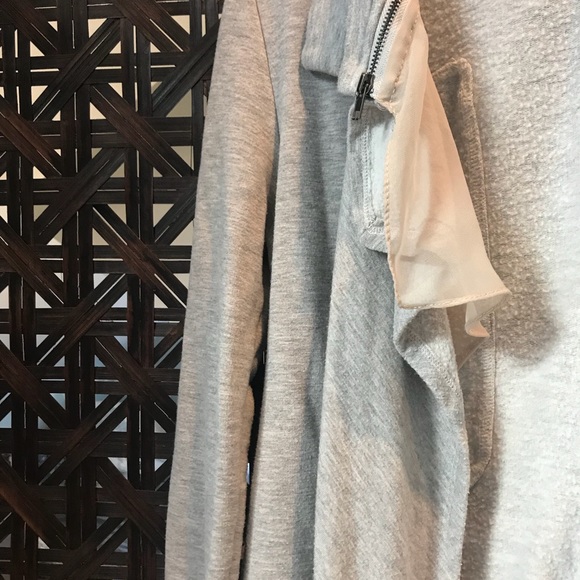 Anthropologie Chiffon Zip Cardigan - Picture 4 of 4